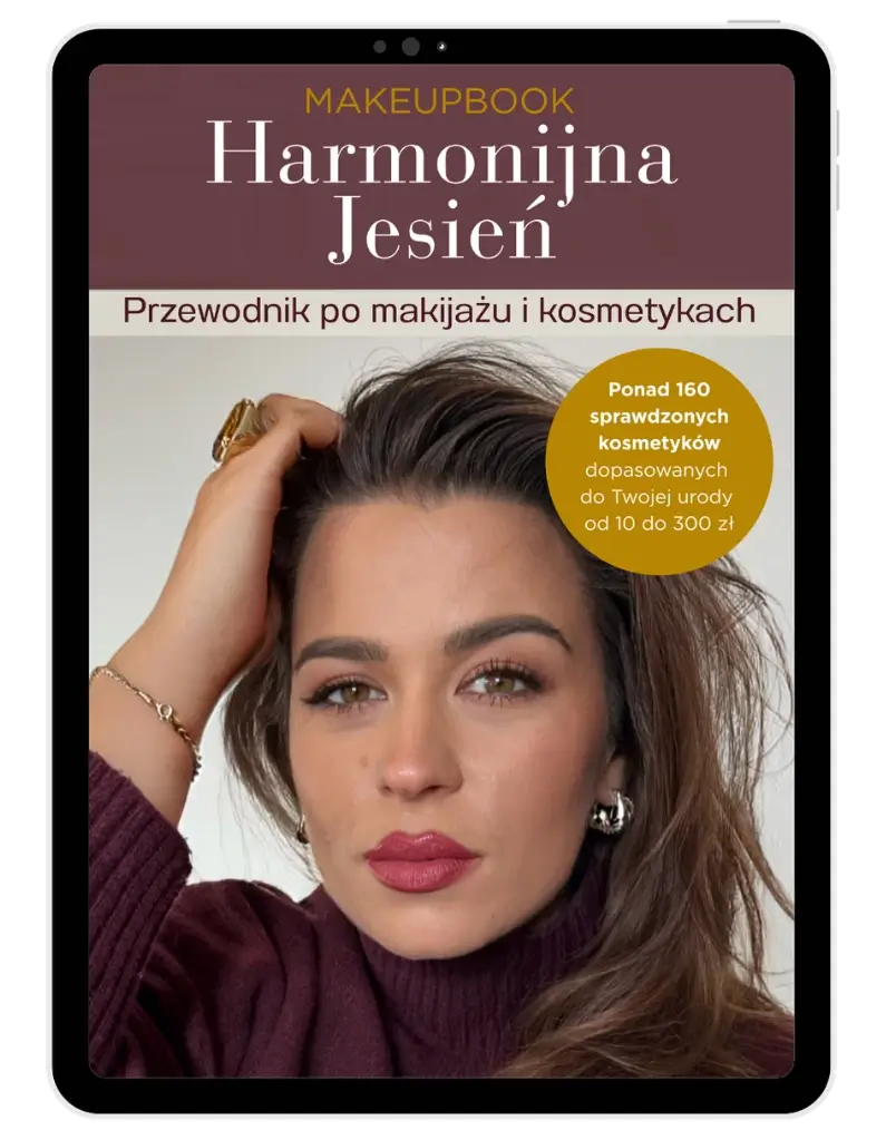 Okładka makeupbooka typ urody: harmonijna jesień